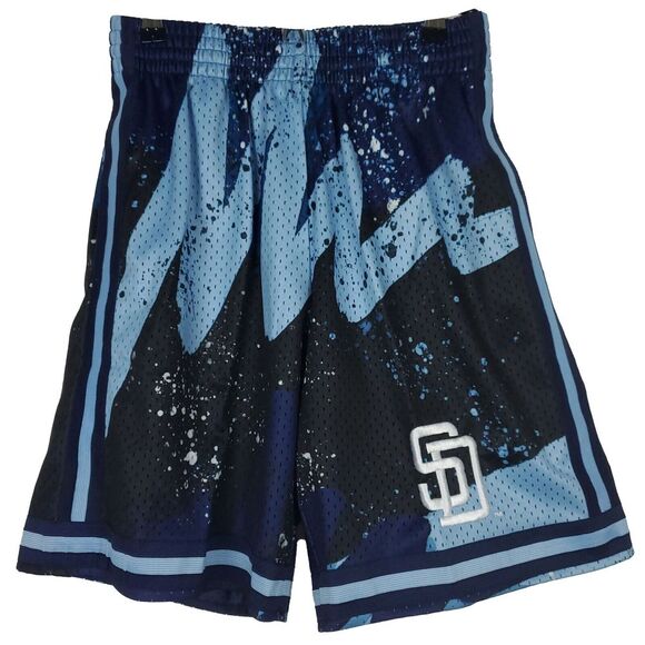 Mitchell & Ness Other - San Diego Padres Mitchell & Ness MLB Small Jersey Shorts Black Blue Gray NWT